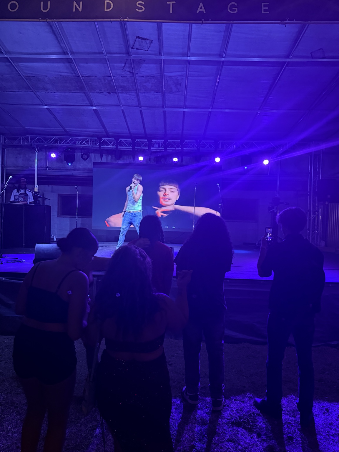 ATM Noah performs before the crowd on the Heartwood Soundstage during the #iDoit4mycity Festival.