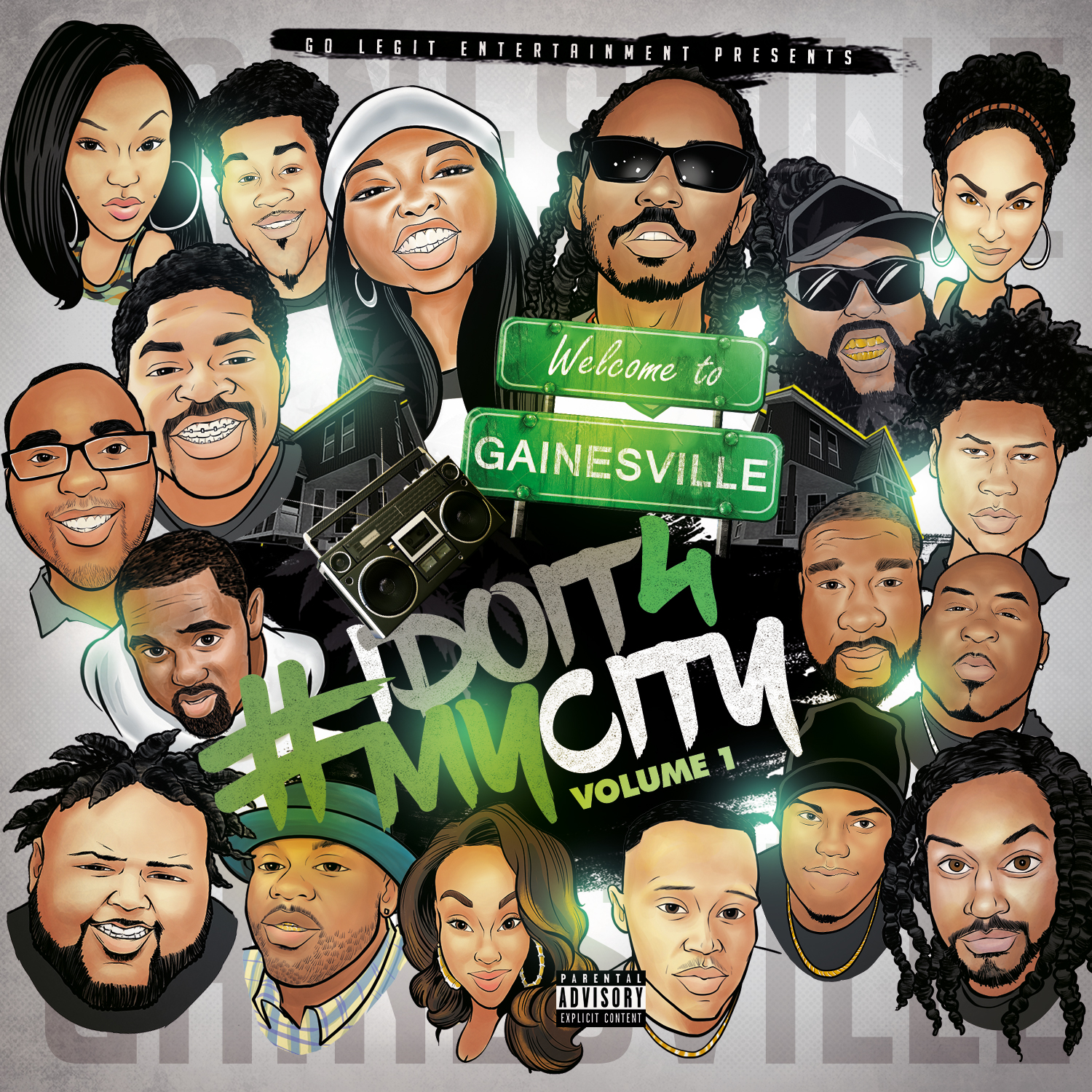 Original #iDoit4mycity, Vol. 1 explicit front cover with Parental Advisory label