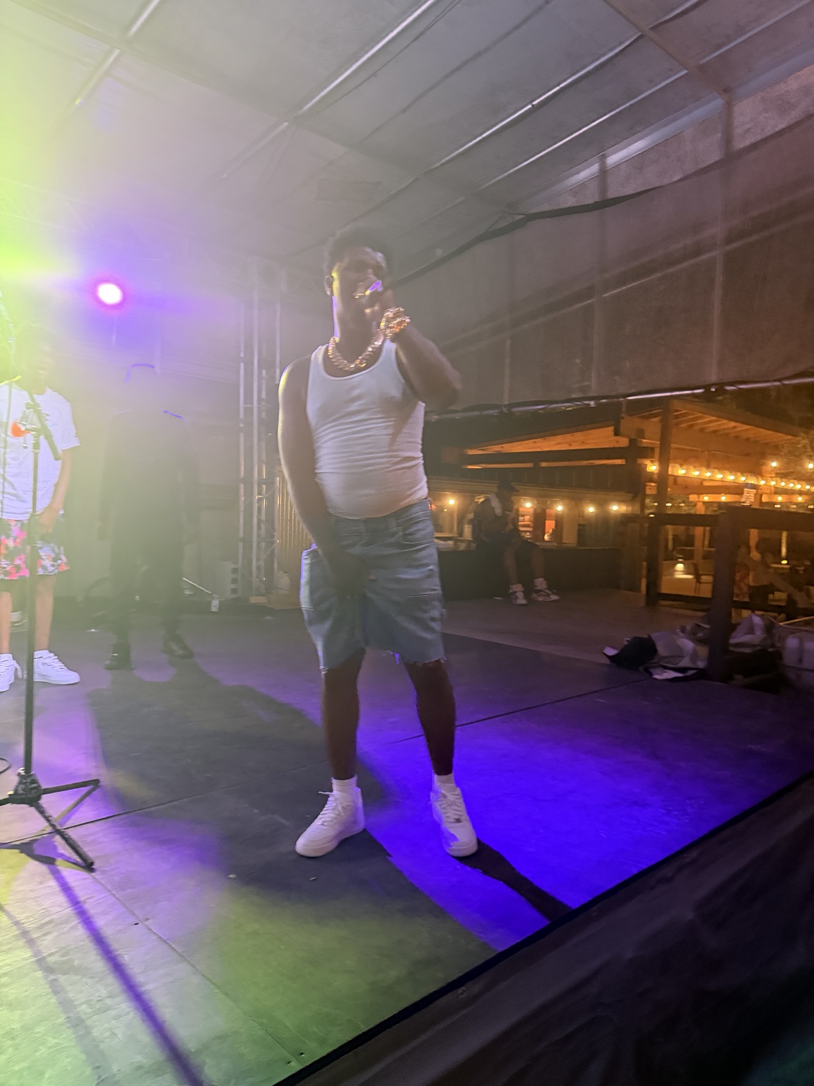 Trigga500K performs on the Heartwood Soundstage during the #iDoit4mycity Festival.